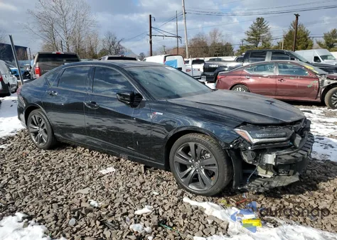 2021 Acura Tlx Tech A z USA, uszkodzony, nr VIN 19UUB6F53MA007107
